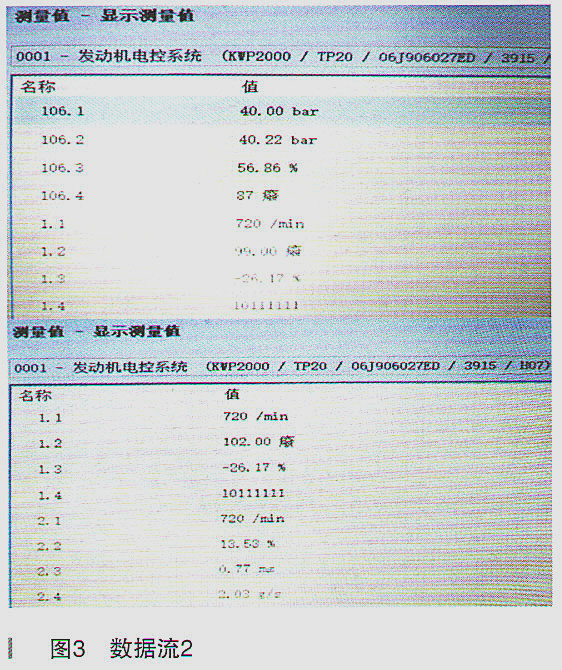 大众新帕萨特轿车EPC故障灯亮检修3_副本