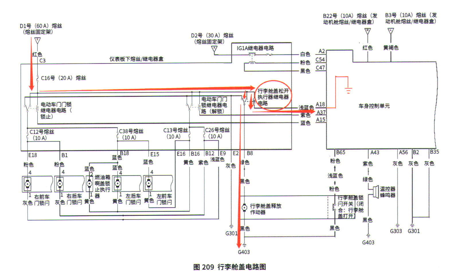 本田飞度轿车行李舱盖打不开5
