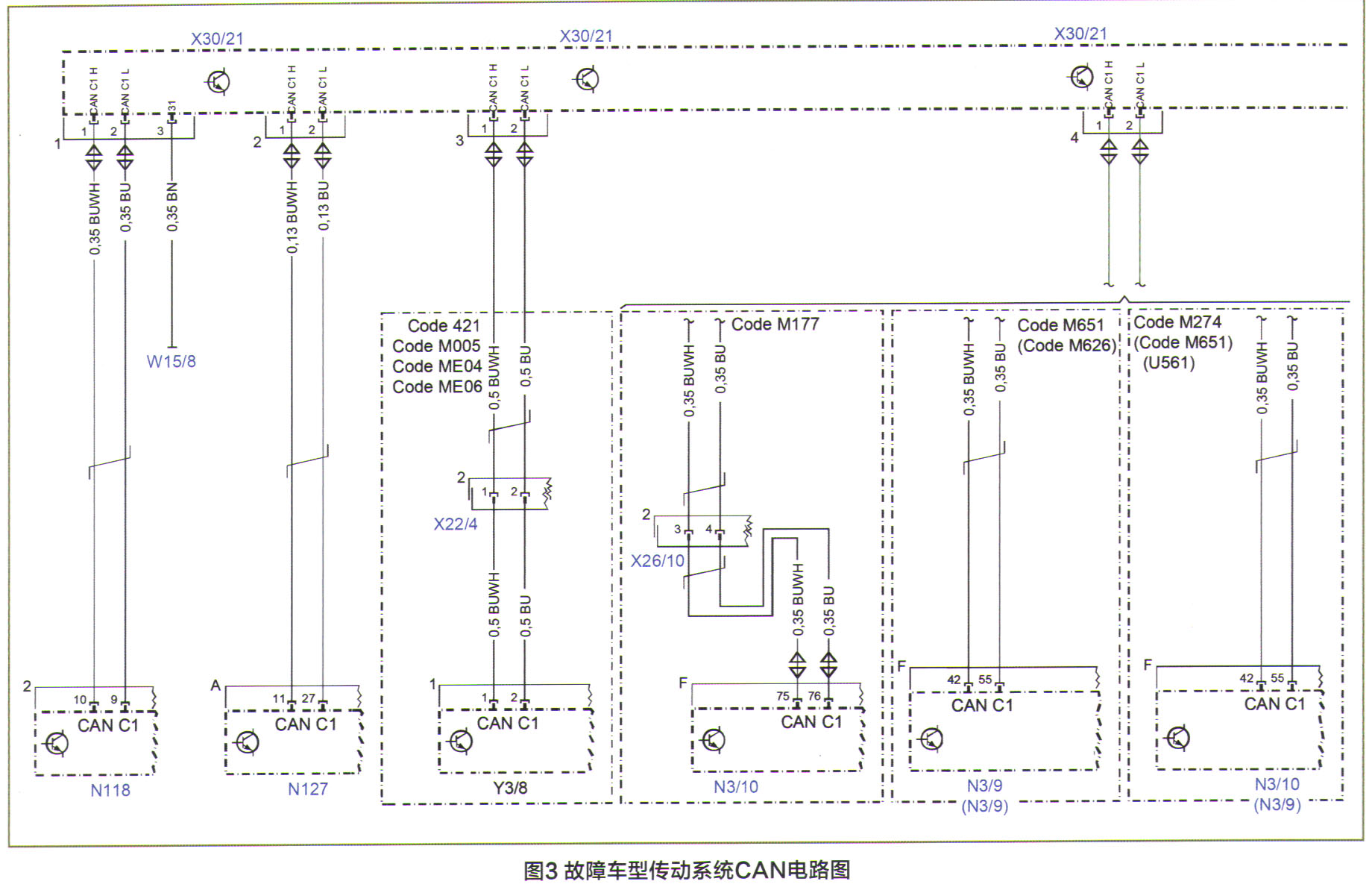 奔驰C200L轿车发动机无法启动3