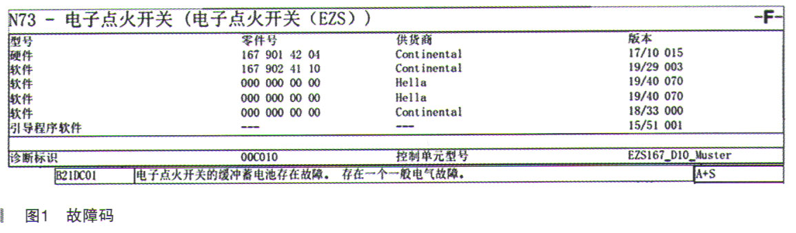 奔驰GLA200仪表提示“辅助电池故障”1