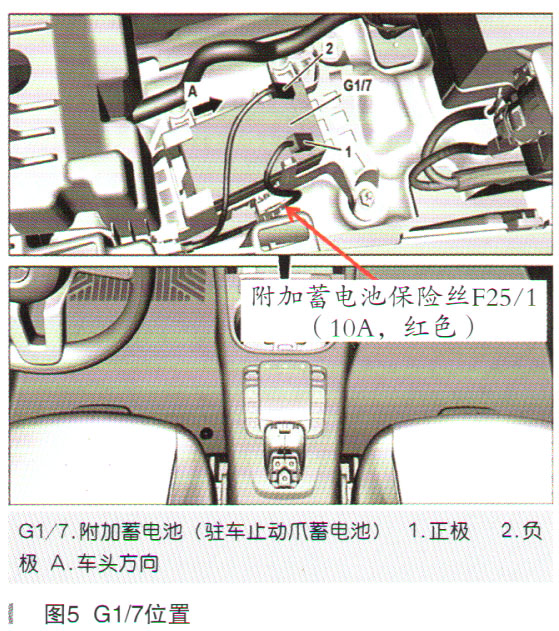 奔驰GLA200仪表提示“辅助电池故障”5