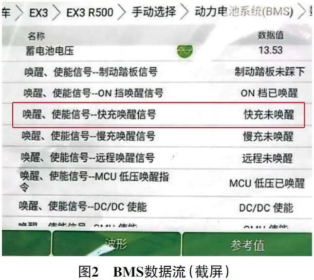 2019款北汽EX3-R500无法快充2