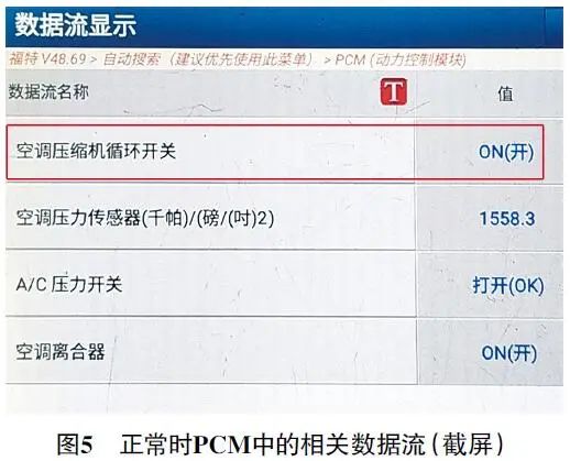 2012 款福特福克斯空调偶尔不制冷5