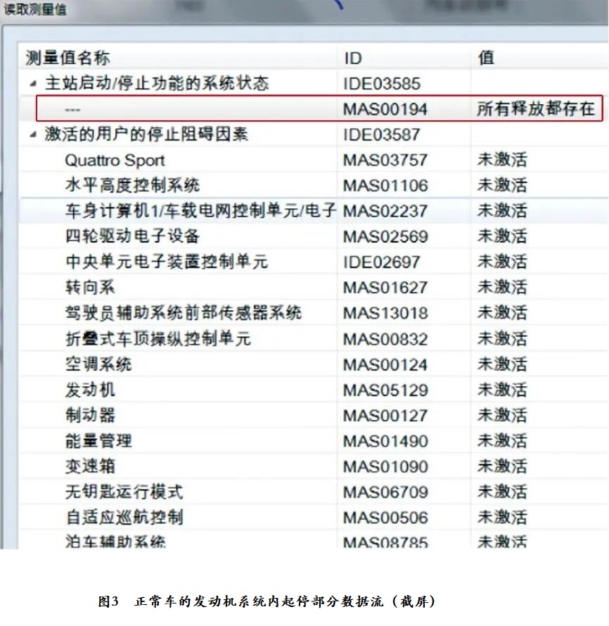 2019款大众途观L自动起停功能失效3