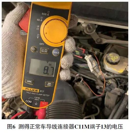 2015款路虎极光组合仪表提示“充电系统故障”6