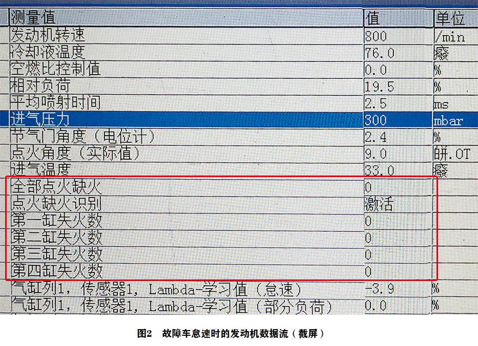 2009 款斯柯达明锐发动机怠速异常抖动2