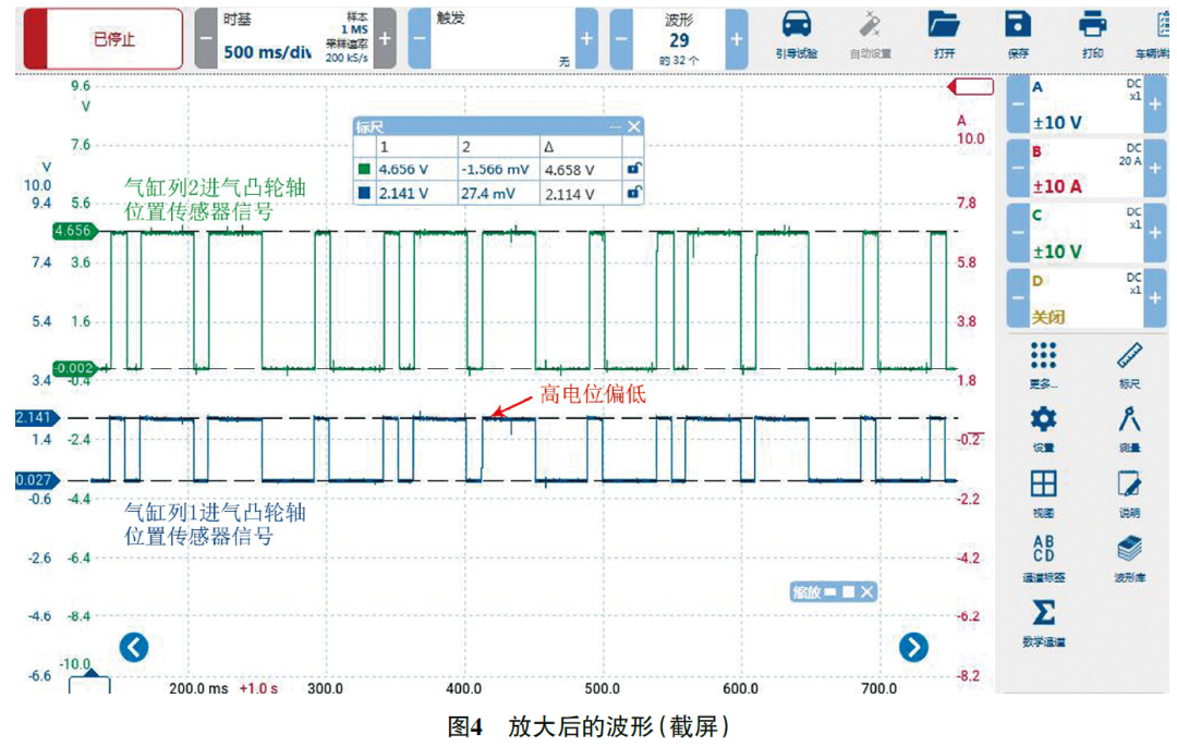 2017款奔驰GLS450 发动机故障灯异常点亮4