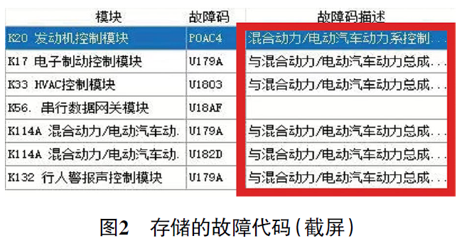 2021 款别克微蓝6 PHEV 无法进入READY 模式2