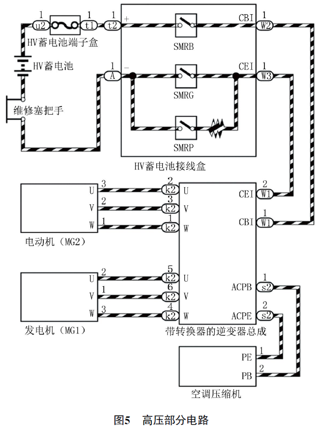 2018 款丰田卡罗拉混合动力车无法上高压电5