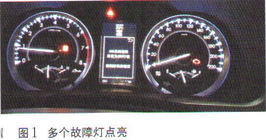 丰田汉兰达火花塞故障导致多个故障灯点亮1.jpg