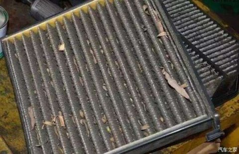 汽车滤芯脏了，能否吹一下继续使用