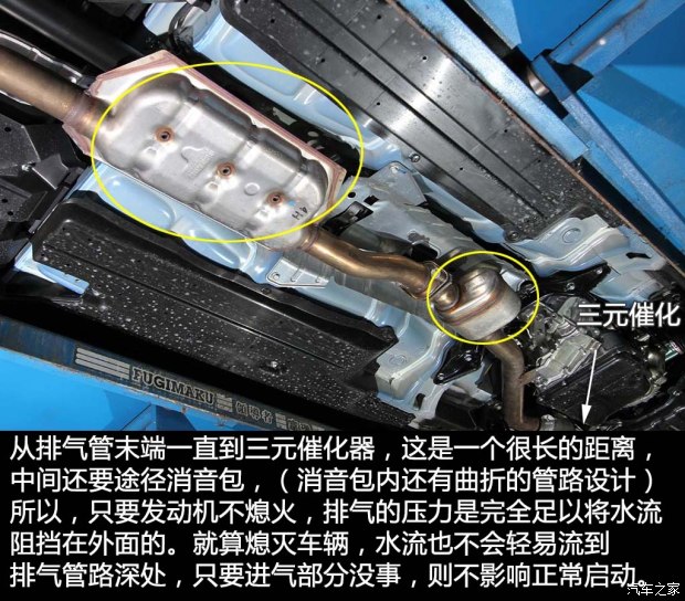 你知道吗？涉水熄火和排气管进水无关