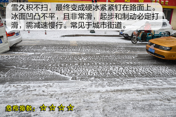 来学几招冰雪路面安全驾驶技巧