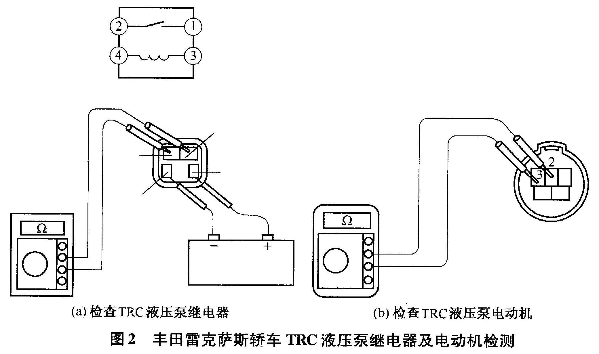 雷克萨斯轿车TRC功能失效