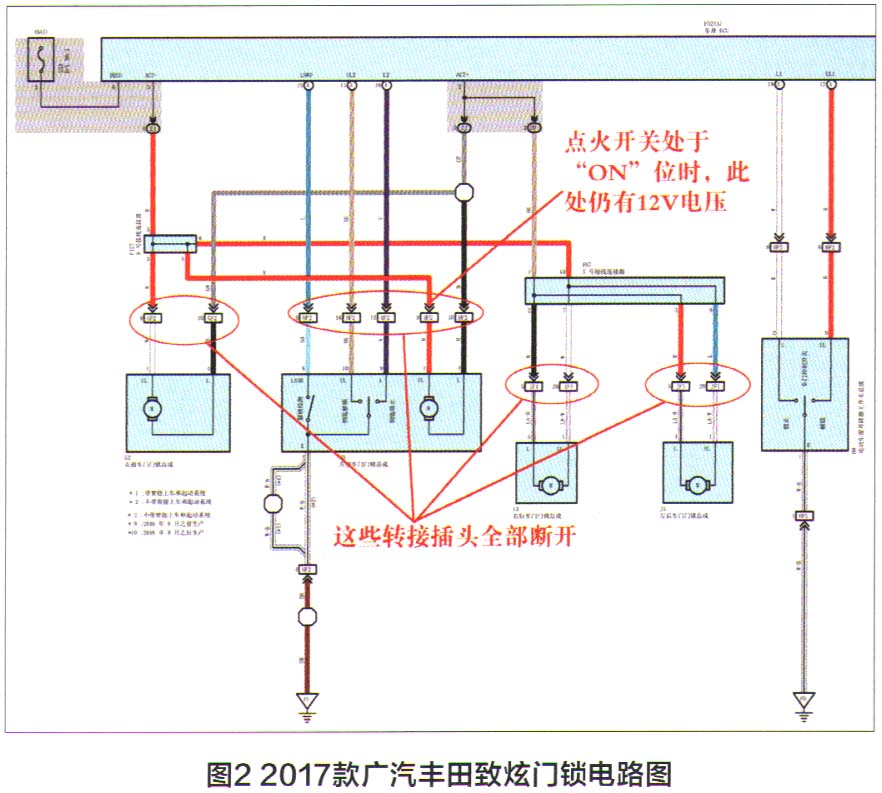 丰田致炫门锁功能失效故障检修2.jpg