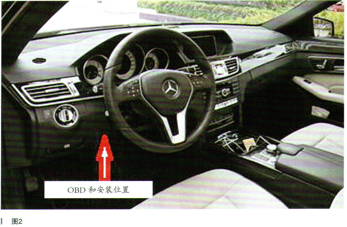 2011年奔驰E加装手机掌控启动