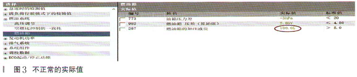 奔驰GLA200燃油表不显示检修3.jpg