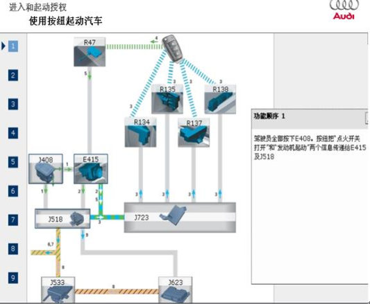 奥迪Q7高级钥匙偶尔启动不了检修4.jpg